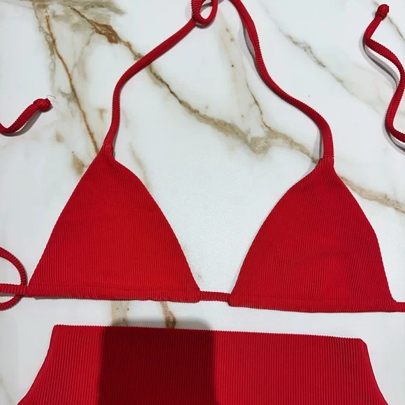 Beach Riot Red Bikini Set - Picture 7 of 9